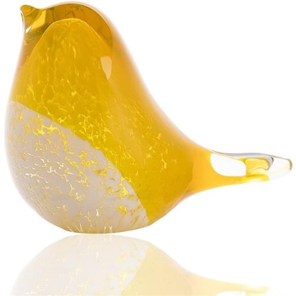 Handmade Bird Blown Glass Figurine Gift for Christmas, Birthday Home Decor - Picture 1 of 6